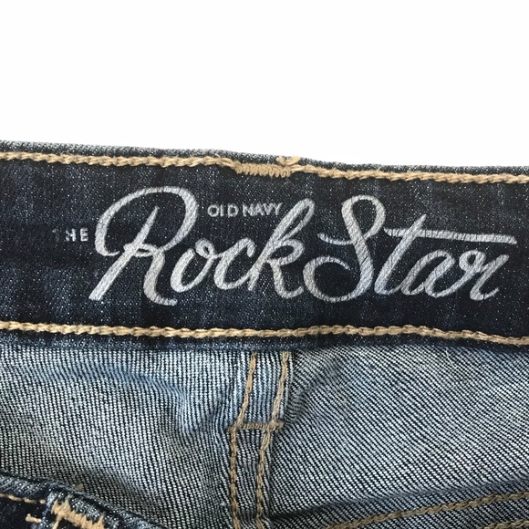Old Navy Rockstar Jeans Denim - Picture 7 of 8